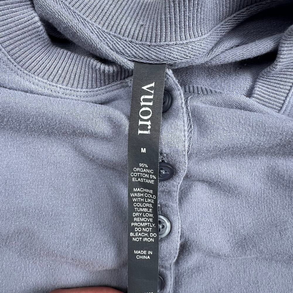 Vuori Organic Cotton Henley Sweatshirt – Medium - Picture 2 of 4